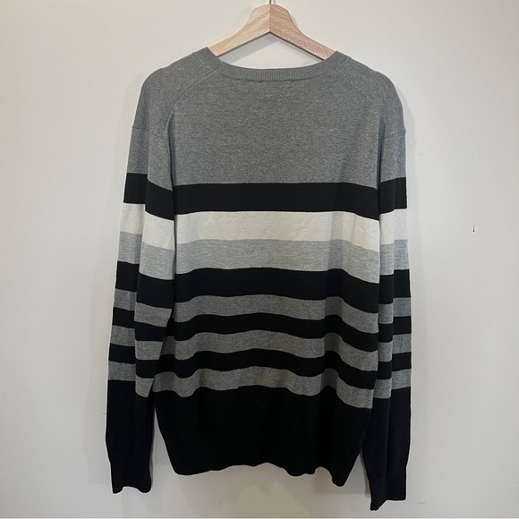 Black Brown Striped Sweater - Picture 2 of 3